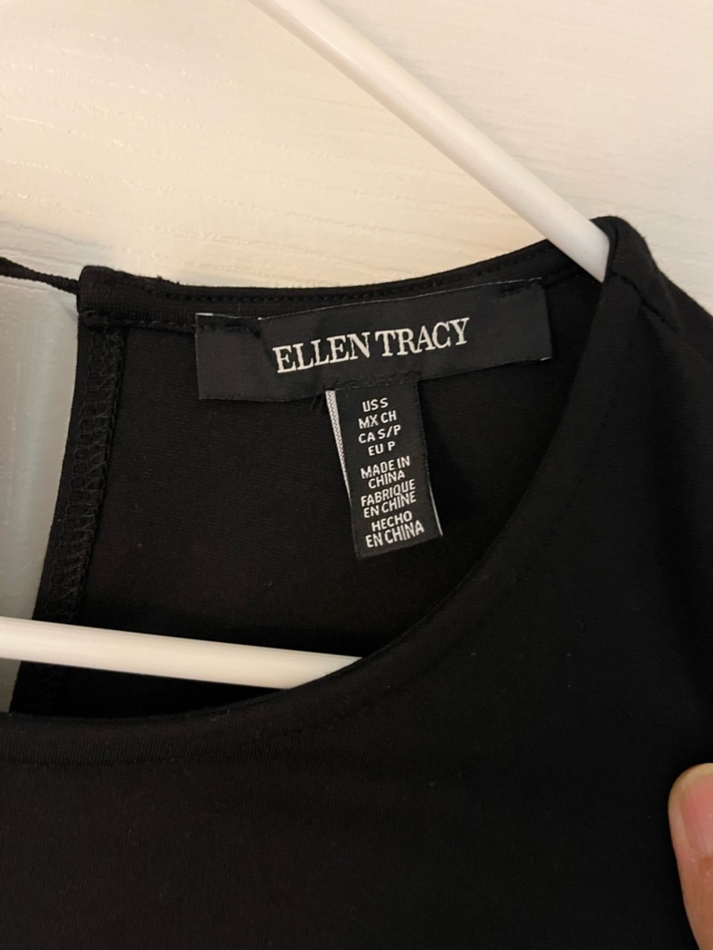 Ellen Tracy Little Black Sleeveless Bubble Hem Dress - Picture 2 of 4